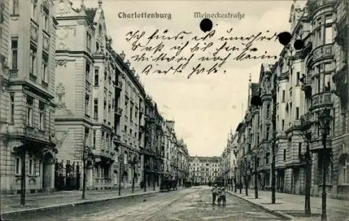 Ak Berlin Charlottenburg, Meineckestraße