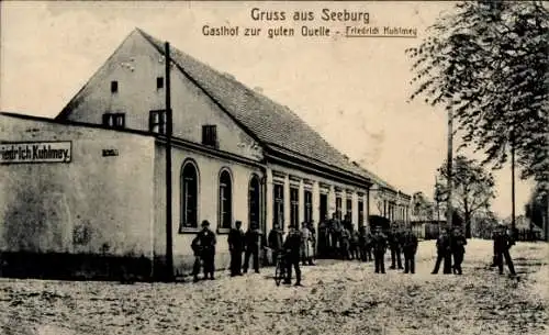 Ak Seeburg Dallgow Döberitz im Havelland, Gasthof zur guten Quelle