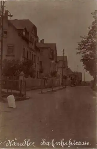 Ak Kändler Limbach Oberfrohna in Sachsen, Bahnhofstraße