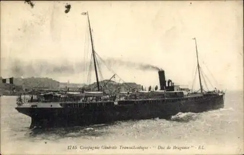 Ak Liner Duke of Braganza, CGT French Line