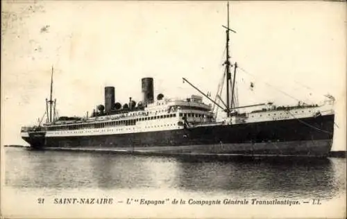 Ak Liner Spanien, CGT French Line