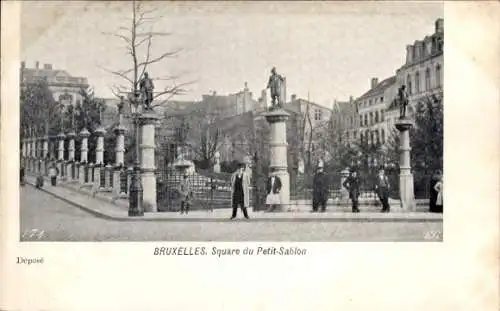 Ak Bruxelles Brüssel, Square du Petit-Sablon