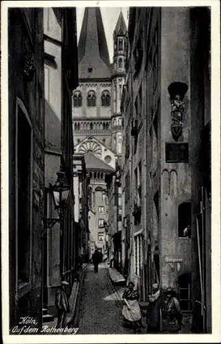 Ak Köln am Rhein, auf dem Rothenberg