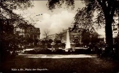 Ak Köln am Rhein, Platz der Republik