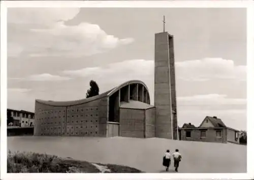 Ak Bad Hersfeld Hessen, Bonifatiuskirche, Nordansicht