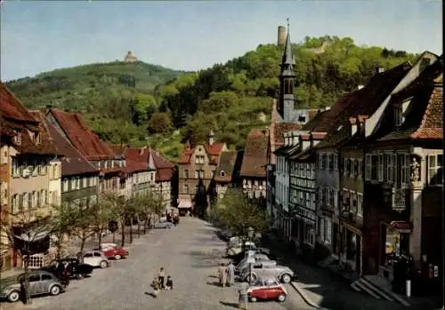 Ak Weinheim an der Bergstraße Baden, Marktplatz, Wachenburg, Ruine Windeck