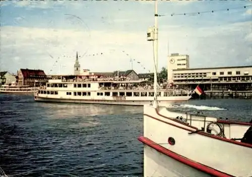 Ak Friedrichshafen am Bodensee, Hafen