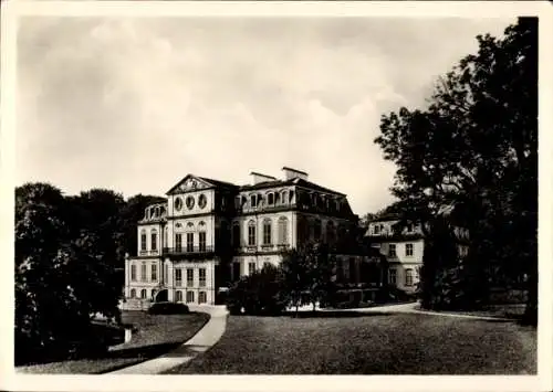 Ak Calden Hessen, Schloss Wilhelmsthal, Blick von der Parkseite