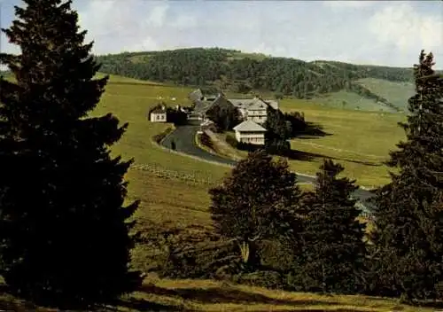 Ak Halden Bühlertann in Württemberg, Hotel, Panorama