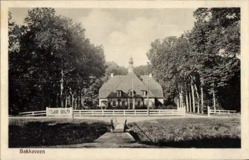 Ak Bakkeveen-Friesland Niederlande, Slotplaats