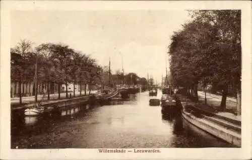 Ak Leeuwarden Fryslân Niederlande, Willemskade