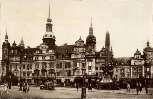 Ak Dresden Altstadt, Schloss