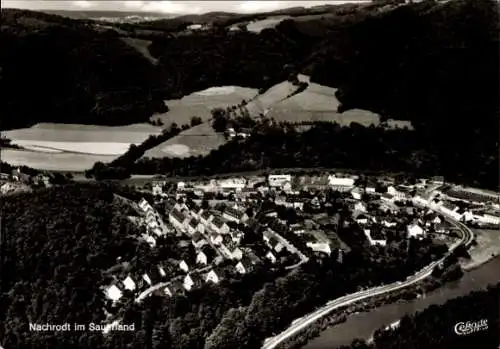 Ak Nachrodt Wiblingwerde im Sauerland, Fliegeraufnahme, Panorama