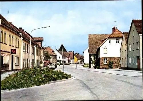 Ak Boffzen an der Oberweser, Straßenpartie