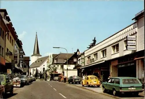 Ak Halver in Westfalen, Frankfurter Straße, Geschäfte, Ihr Platz, Kirchturm, Apotheke