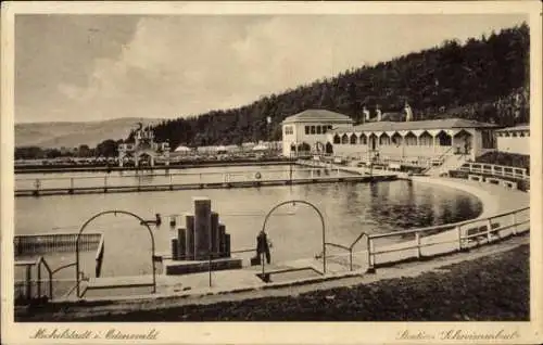 Ak Michelstadt im Odenwald, Stadion Schwimmbad