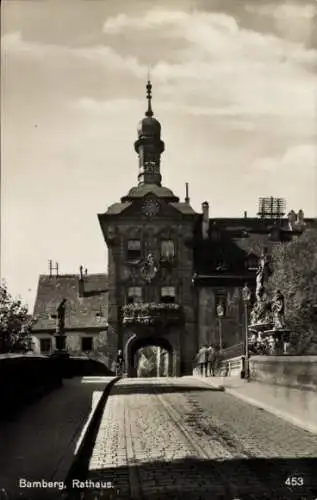 Ak Bamberg in Oberfranken, Rathaus