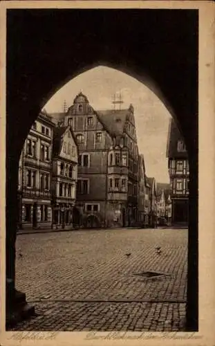 Ak Alsfeld in Hessen, Durchblick, Torbogen, Hochzeitshaus