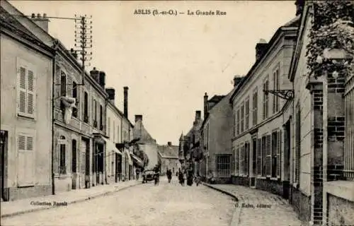 Ak Ablis Yvelines, La Grande Rue