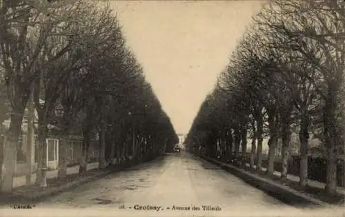 Ak Croissy-Yvelines, Avenue des Tilleuls