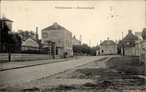 Ak Clairefontaine Yvelines, Hauptstraße