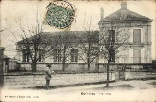 Ak Bonnieres-sur-Seine Yvelines, Schule