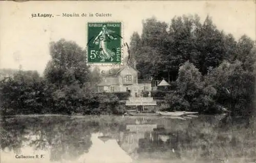 Ak Lagny Seine et Marne, Moulin de la Galette