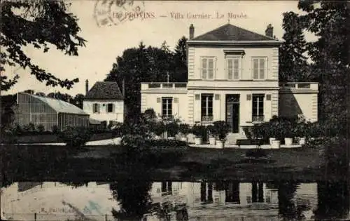 Ak Provins Seine et Marne, Villa Garnier, Musee