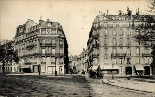 Ak Paris I Louvre, Rue Francois