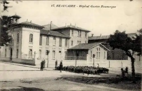 Ak Beaucaire Gard, Hopital Gaston Doumergue