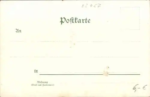 Litho Garmisch Partenkirchen in Oberbayern, Eibsee, Kuhflucht, Brücke über die Höllentalklamm