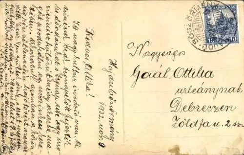 Künstler Ak Liebespaar auf einer Bank im Winter