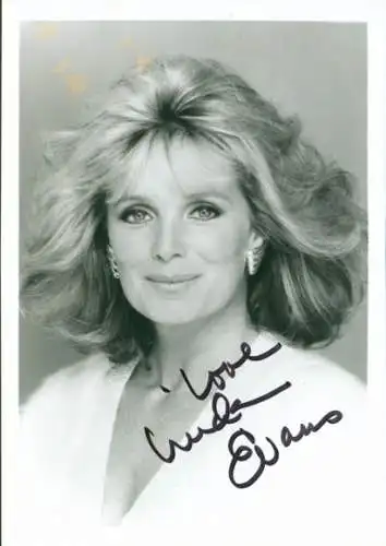 Foto Schauspielerin Linda Evans, Autogramm