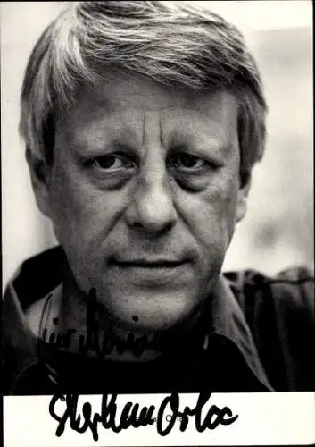 Ak Schauspieler Stephan Orlac, Portrait, Autogramm