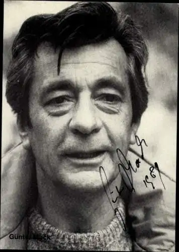 Ak Schauspieler Günter Mack, Portrait, Autogramm