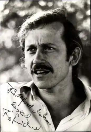 Ak Schauspieler Tilo Prückner, Portrait, Autogramm