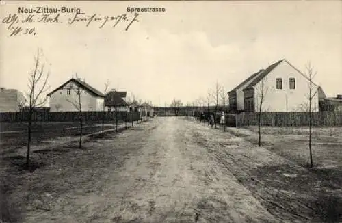 Ak Burig Gosen Neu Zittau Brandenburg, Spreestraße