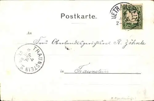 Ak Dietramszell in Oberbayern, 300 jähriges Jubiläum der Gründung des Klosters 1901