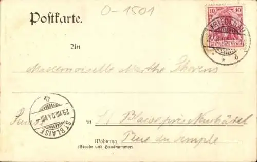 Litho Ferch am Schwielowsee, Wirtshaus zur Erholung