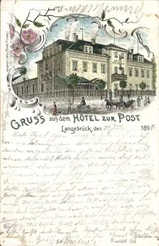 Litho Dresden Langebrück, Hotel zur Post