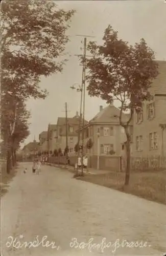 Foto Ak Kändler Limbach Oberfrohna in Sachsen, Bahnhofstraße