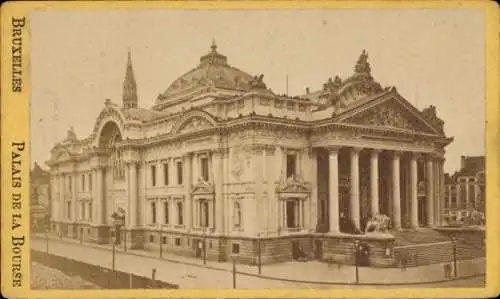 Kabinett Foto Bruxelles Brüssel, Palais de la Bourse