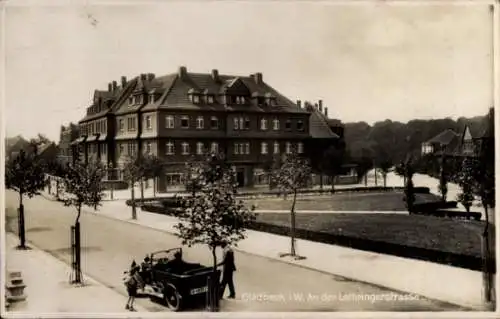 Ak Gladbeck im Ruhrgebiet Westfalen, Partie an der Lothringerstraße