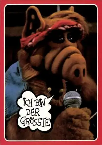 Ak Ich bin der Größte, Alf mit Mikrofon