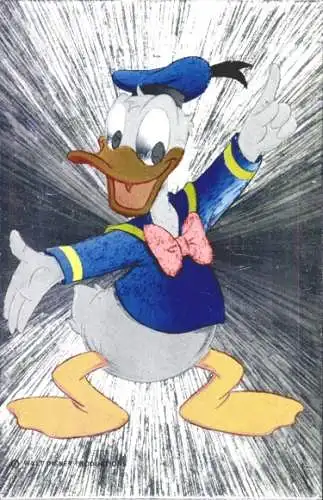 Künstler Ak Walt Disney, Donald Duck