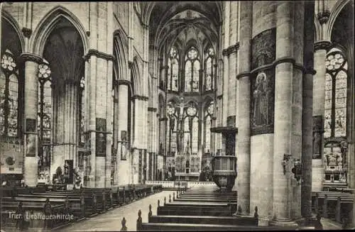 Ak Trier an der Mosel, Liebfrauenkirche, Innenansicht