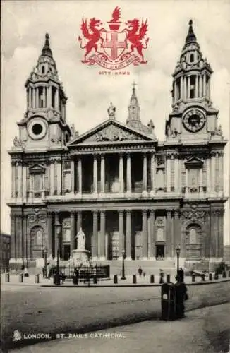 Ak London City England, St. Pauls Kathedrale