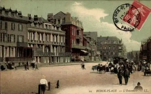 Ak Berck Plage Pas de Calais, L'Entonnoir