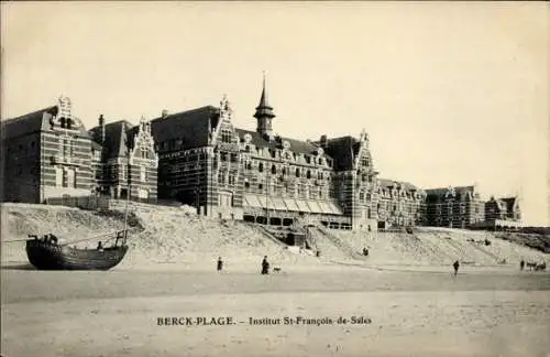 Ak Berck Plage Pas de Calais, Institut St-Francois-de-Sales