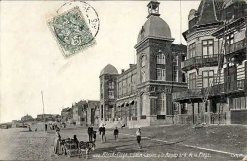 Ak Berck Plage Pas de Calais, Eden-Casino, Boulevard de la Plage